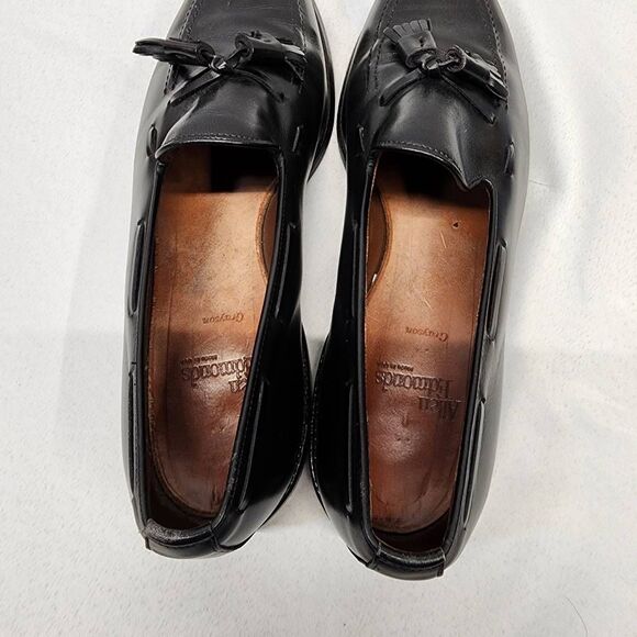 Allen Edmonds Grayson Tassel Loafers Black Leather Mens 11.5 A USA main image 4